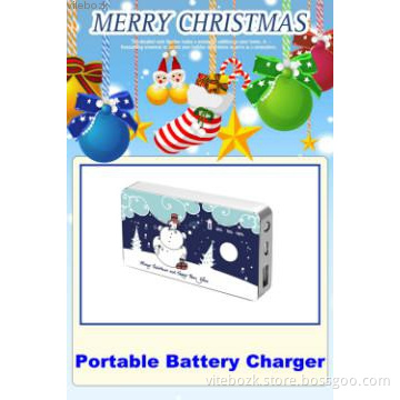 Novelty Christmas Gift Portable Battery Charger 2200mAh with Torch